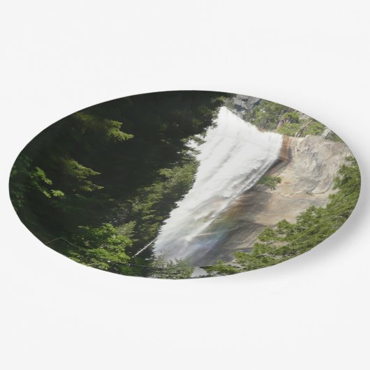 Assiettes En Carton Chutes vernales II dans le parc national Yosemite (Angle)