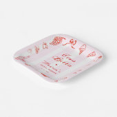 Assiettes En Carton Ciao Bella Fête de Mariage Italienne au Citron Des (Angulaire)