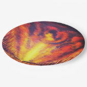 Assiettes En Carton Ciel brûlant (Angle)