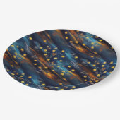 Assiettes En Carton Ciel des étoiles (Angle)