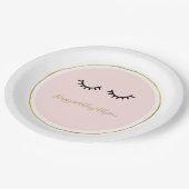 Assiettes En Carton Cils (Angle)