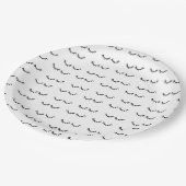 Assiettes En Carton Cils noirs (Angle)