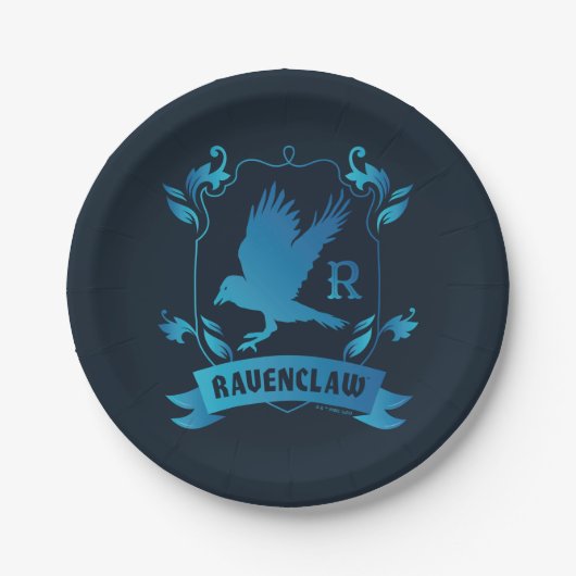 Assiettes En Carton Cimier de maison ORNÉ RAVENCLAW™ (Devant)