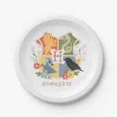 Assiettes En Carton Cimier HOGWARTS™ (Devant)