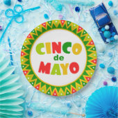 Assiettes En Carton Cinco de Mayo (Fête)