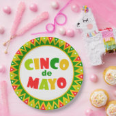 Assiettes En Carton Cinco de Mayo (Fête)