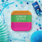 Assiettes En Carton Cinco De Mayo BBQ Party (Fête)