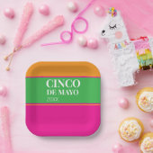 Assiettes En Carton Cinco De Mayo BBQ Party (Fête)