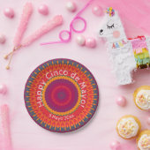 Assiettes En Carton Cinco de Mayo Fiesta Kaleidoscope (Fête)