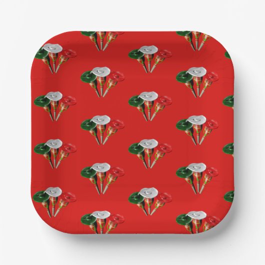 Assiettes En Carton Cinco de mayo, fiesta plaque mexicaine papier (Recto)