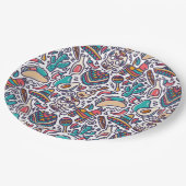 Assiettes En Carton Cinco De Mayo Mexican Fiesta Seamless (Angle)