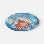 Assiettes En Carton Cinéma Cinéma Nuit Popcorn Soda Party (Angle)