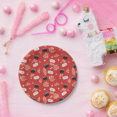 Assiettes En Carton Cinéma Popcorn Retro (Fête)