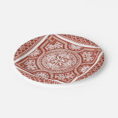 Assiettes En Carton Cinnabar Woodblock IV (Angle)