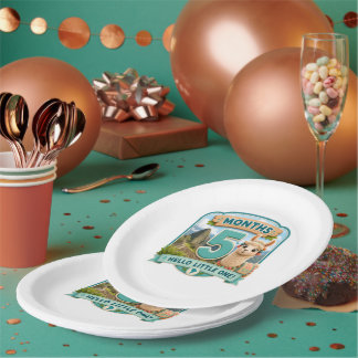 Assiettes En Carton Cinq Mois de Petit Aventures Jalonne