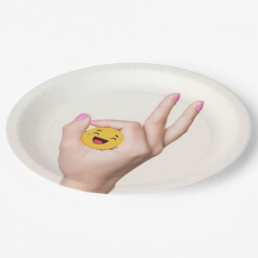 Assiettes En Carton Circle Game Ok Vous A Obtenu (Angle)