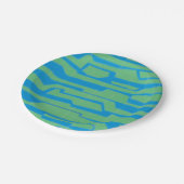 Assiettes En Carton Circuit V moderne (Angle)