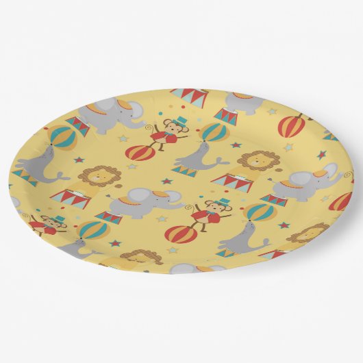 Assiettes En Carton Cirque (Angle)