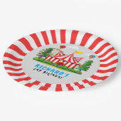 Assiettes En Carton Cirque Carnaval Thème Anniversaire Fête (Angle)