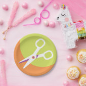 Assiettes En Carton Ciseaux Plaques de papier Icône (Fête)