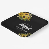 Assiettes En Carton Citation biblique tournesol moderne (Angulaire)