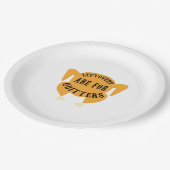 Assiettes En Carton Citation D'Action De Grâce Essentielle - Les Reste (Angle)