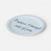 Assiettes En Carton Citation de fierté et de préjudice (Angle)