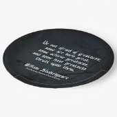 Assiettes En Carton Citation de William Shakespeare - Grandeur (Angle)