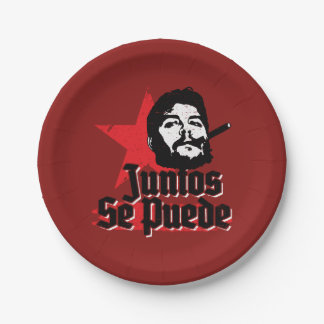 Assiettes En Carton Citation révolutionnaire de Che Guevara Juntos Se