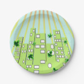 Assiettes En Carton Cité verte (Devant)