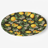 Assiettes En Carton Citron (Angle)