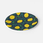 Assiettes En Carton Citron (Angle)