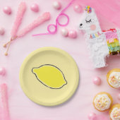 Assiettes En Carton Citron (Fête)
