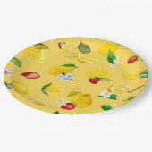 Assiettes En Carton Citron et fraise 3 (Angle)