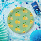 Assiettes En Carton Citron mignon (Fête)