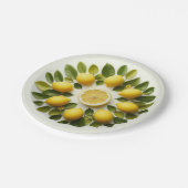 Assiettes En Carton Citrons (Angle)
