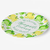 Assiettes En Carton Citrons citrons citrus soleil Douche nuptiale Invi (Angle)