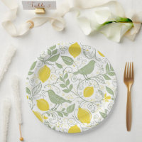 Citrons, Feuilles et oiseaux frais ID1052