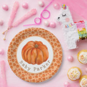 Assiettes En Carton Citrouille (Fête)