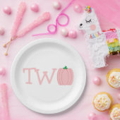 Assiettes En Carton Citrouille 2e anniversaire (Fête)