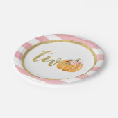 Assiettes En Carton Citrouille 2e plaque de papier d'anniversaire - Gr (Angle)