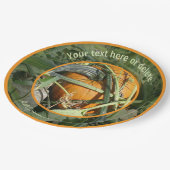 Assiettes En Carton Citrouille Automne Parti Personnalisé (Angle)