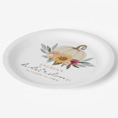 Assiettes En Carton Citrouille de verdure automne Fête des mariées tou (Angle)