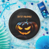 Assiettes En Carton Citrouille déplaisant Halloween Plaque en papier (Fête)
