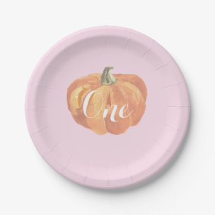 Assiettes En Carton Citrouille Fall First Birthday Party Plaques papie