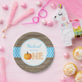 Assiettes En Carton Citrouille Fall First Birthday Party Plaques papie (Fête)
