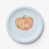 Assiettes En Carton Citrouille Fall First Birthday Party Plaques papie (Devant)