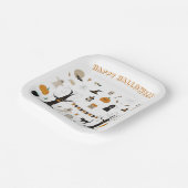 Assiettes En Carton Citrouille Halloween Éffrayant Ghost Witch (Angulaire)