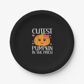 Assiettes En Carton Citrouille le plus froid dans le Patch Halloween T