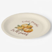 Assiettes En Carton Citrouille le plus précis dans le patch (Angle)